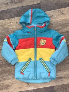 OBERMEYER Retro Posh DOWN WINTER JACKET Ski Snowboard Coat Kid YOUTH 6 - Picture 1 of 7