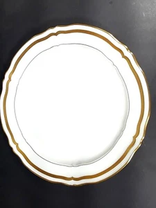 A.Raynaud & Co. Limoges Ceralene "Louis XV" Gilded 8 3/4" Salad Plate Excellent - Picture 1 of 8