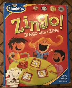 Zingo! Bingo With A Zing Complete Game Wear Think Fun Games - Picture 1 of 5