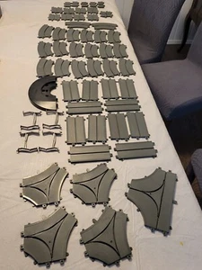 Vintage Lot 55 pieces of Motorific Track 1964 Ideal Toy Motorific Race Track - Picture 1 of 22