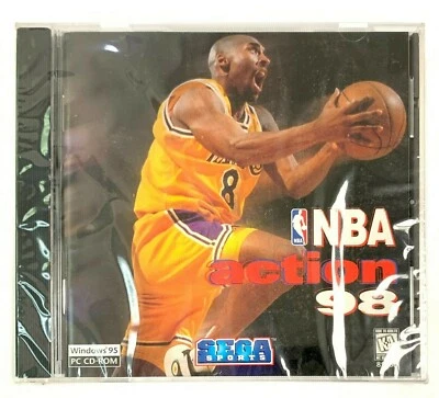 NBA Action 98 Rare OOP Kobe Bryant Sega Sports PC Game CD Basketball Windows 95 - Image 1 of 2
