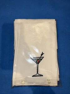 Juego de dos colchonetas/servilletas Playboy Martini 29x19 de colección - Imagen 1 de 4