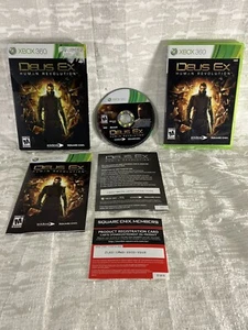 Deus Ex Human Revolution (Microsoft Xbox 360, 2011) en caja original con manual y deslizamiento --4274 - Imagen 1 de 4