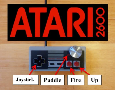 Modded Joystick And Paddle Controller Combination for Atari 2600 And 7800 Mod - Image 1 of 4