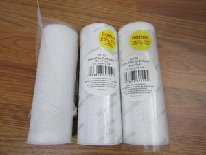 WAL-MART, NEW WHITE GLITTER TULLE 6 IN X 15 YARDS 15.2CM X 13.7 M - Picture 1 of 3