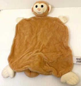 Apple Park Picnic Pals Brown Monkey Plush Baby Security Blanket Lovey 2009 - Picture 1 of 10