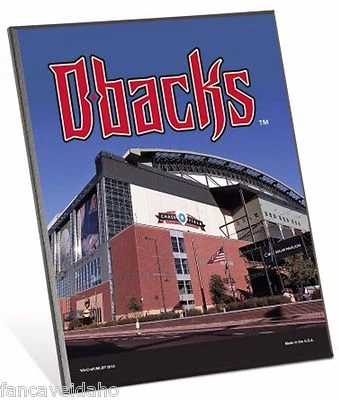 Arizona Diamondbacks 8" x 10" Wood Easel Sign - Image 1 of 2