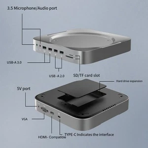 Optimiertes Mini-Erweiterungsdock für Mac mit mehreren Anschlussoptionen - Photo 1/12