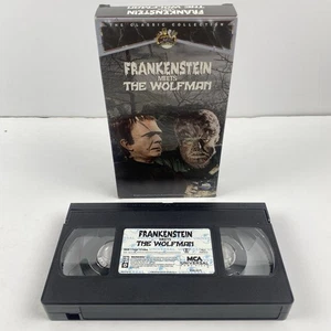 Frankenstein Meets the Wolfman VHS Horror 1942 Classic Universal Monsters Tested - Picture 1 of 20