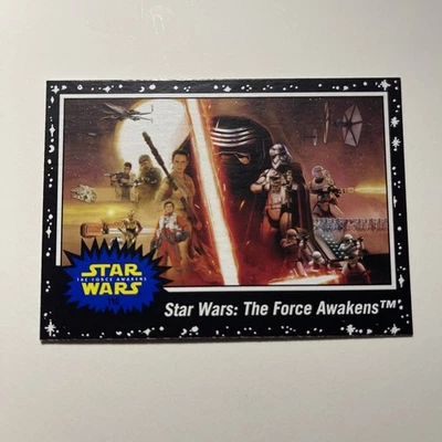 2015 Topps Star Wars Journey to the Force Awakens Black Parallel Card #110 - Image 1 of 2