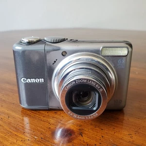 Cámara Canon PowerShot A2000 IS PC1310 6x zoom óptico 10 MP gris con tarjeta SD - Imagen 1 de 14