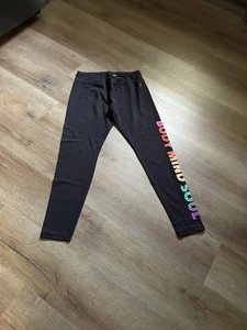 Danskin Now Damen-Trainingsleggings Medium Größe 8/10 schwarz tailliert Yogahose - Bild 1 von 6