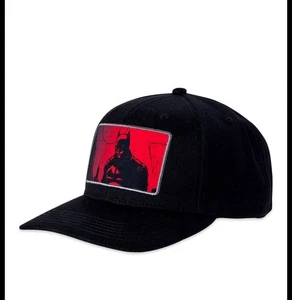 Batman Snapback Sombrero Gorra Bioworld DC Comics Negro Película Ajuste Rojo Logo - Imagen 1 de 8