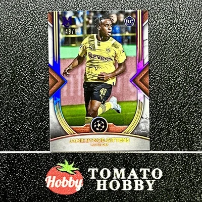 TOPPS MUSEUM UEFA 2022-23 JAMIE BYNOE-GITTENS RC /99 Amethyst DORTMUND - Image 1 of 2