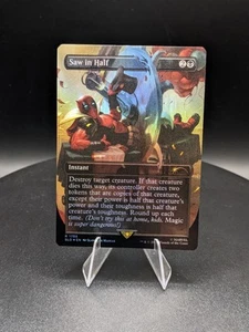 NM Rainbow Foil Saw in Half, MTG, Deadpool Secret Lair, Magic, Borderless - Picture 1 of 2
