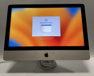 iMac 21.5" 2017 Intel i5-7500 3.40GHz  8GB RAM 1TB HDD 32GB SSD MacOS Ventura - Picture 1 of 14