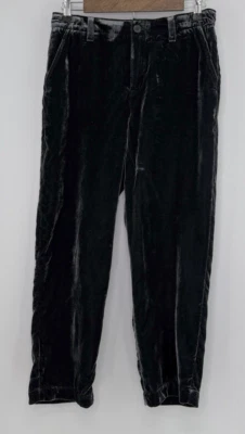 Pantalones cortos de terciopelo gris oscuro para mujer Gap talla 2 Whimsigoth Foto 1 de 4