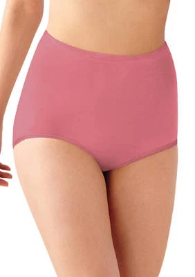  BALI Skimp Skamp Terracotta Pink Full Cut Brief Plus Size 10/3XL - Image 1 of 3