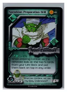 1x DBZ CCG NAMEKIAN PREPARATION DRILL 119 HOLO FOIL RARE CELL SAGA DRAGON BALL Z - Picture 1 of 1