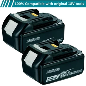 2x Batería Para Makita BL1860B BL1850B BL1840B 18V Genuina LXT Li-Ion 5.0Ah  - Imagen 1 de 12