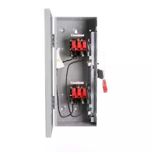 Murray Safety Switch, Double Throw, 100A, 2P, 240VAC, Non-Fused, NEMA 1 - Picture 1 of 1