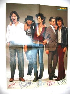 ROLLING STONES / DFB NATIONAL ELF - BRAVO Poster - gefaltet - Sammlerstück - Bild 1 von 2