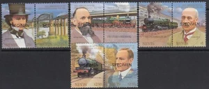 Treni sovrastampa SPECIMEN locomotive 1985 Nevis MNH 8 v perf set completo - Foto 1 di 1