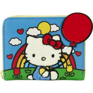 Sanrio Hello Kitty 50th Anniversary Chenille Zip-Around Wallet - Loungefly - Picture 1 of 5