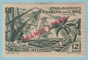 FRENCH INDIA 136 MINT HINGED OG * NO FAULTS VERY FINE! - PDC - Picture 1 of 1