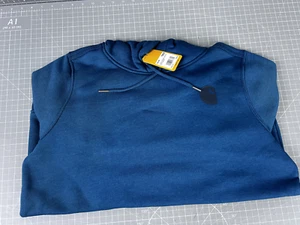 Carhartt Women's Relaxed Fit Long Sleeve Graphic Hoodie TEAL Large (12-14) NEW~~ - Picture 1 of 10