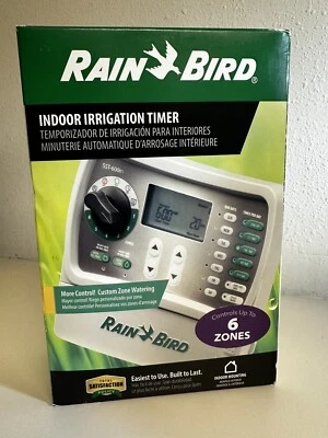RAIN BIRD INDOOR IRRIGATION TIMER MODEL #SST-600IN - Image 1 of 4