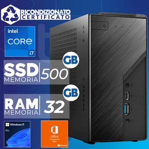 Mini PC Computer Montiert B760 Intel i5-14400 RAM 32GB SSD 500GB W11 - Bild 1 von 5