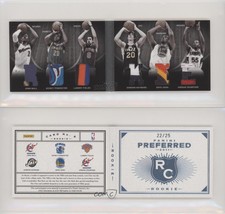 2011-12 Preferred Rookie Material Booklet Prime /25 John Wall Jordan Crawford #8