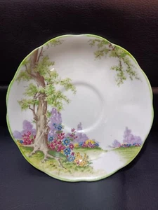 Royal Albert "Greenwood Tree" 5.5" Teacup Saucer - Picture 1 of 4