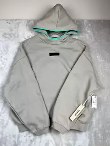 M-Authentic Essentials fear of god Seal/teal hoodie NWT - Picture 1 of 6