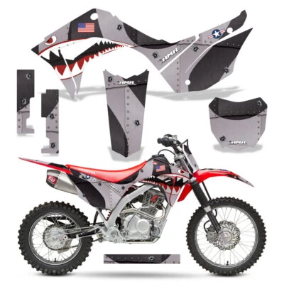 Pegatinas gráficas MX + #calcomanías PLT para Honda CRF125F 2019-2025 Warhawk K Foto 1 de 2