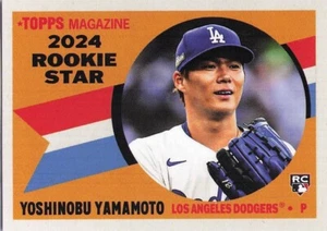 2024 Throwback Thursday Set 48 Card 142 Yoshinobu Yamamoto RC - Free Shipping! - Picture 1 of 2