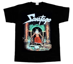 CAMISETA SAVATAGE HALL OF THE MOUNTAIN KING NUEVA MANGA CORTA LARGA NEGRA 345XL - Imagen 1 de 3