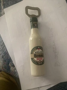 Sammlerstück Holland Marke Bier Holz Flaschenöffner 6" Marke sehr guter Zustand - Bild 1 von 15