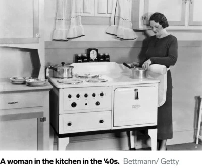 Vintage Antique 1940's Universal Electric enamel Farmhouse Stove/Oven  - Image 1 of 4