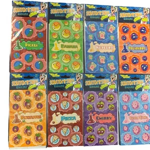 Stink Factory Scratch-N-Sniff Stickers Variety 2 Sheets Each -8 Sets - Picture 1 of 1