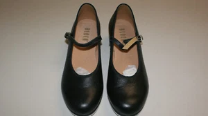 Bloch Techno Tap #1T #2H Size 9 10IN long Girls Tap Dance Shoes - Picture 1 of 9
