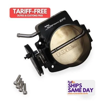 Holley 860005-1, One Black Aluminum 102Mm Sniper Efi Throttle Body Black Perform - Image 1 of 4