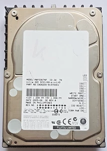 36 GB Fujitsu MAP3367NP 10K RPM Ultra 320 SCSI LVD 68pin 8MB HDD 3.5" Festplatte - Picture 1 of 1