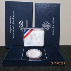 Proof Commemorative 90% Silver Dollar in box NO COA 2006 P Benjamin Franklin - Picture 1 of 3