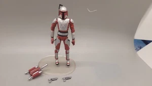 Star Wars Clone Wars Custom Red Mandalorian Warrior - Picture 1 of 6