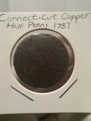 Connecticut Copper | Worn | Heavily Corroded | Presumed 1787 - Image 1 of 4