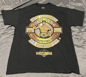 WWE OFFICAL John Cena WrestleMania 41 Winner T-Shirt L Las Vegas 2025 Melbourne - Bild 1 von 13