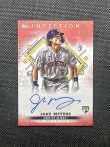 2022 Topps Inception Jake Meyers Rookies & Emerging Stars Red Auto /50 #BRES-JM - Picture 1 of 1