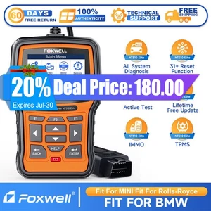 FOXWELL NT510 Elite For BMW All System ABS SRS DPF TPMS OBD2 Diagnostic Scanner - Picture 1 of 14